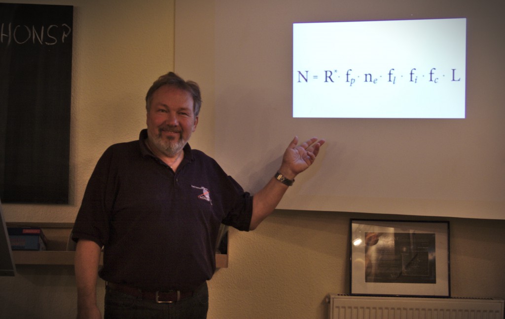 Berthold Fuchs erläutert die Drake Gleichung