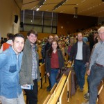 Sternwarte limburg mit insgesamt 10 Personen beim Vortrag